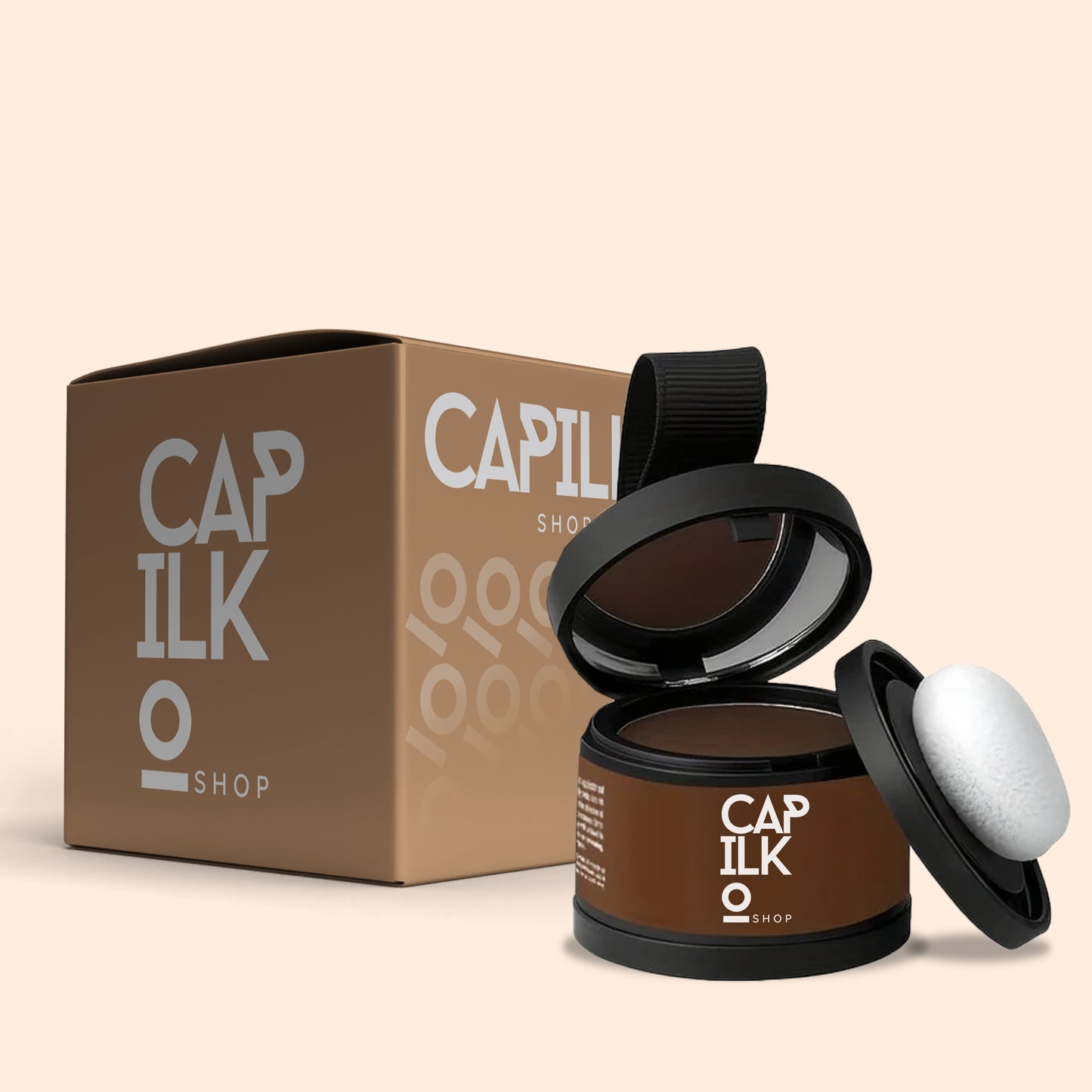 Poudre de camouflage capilaire