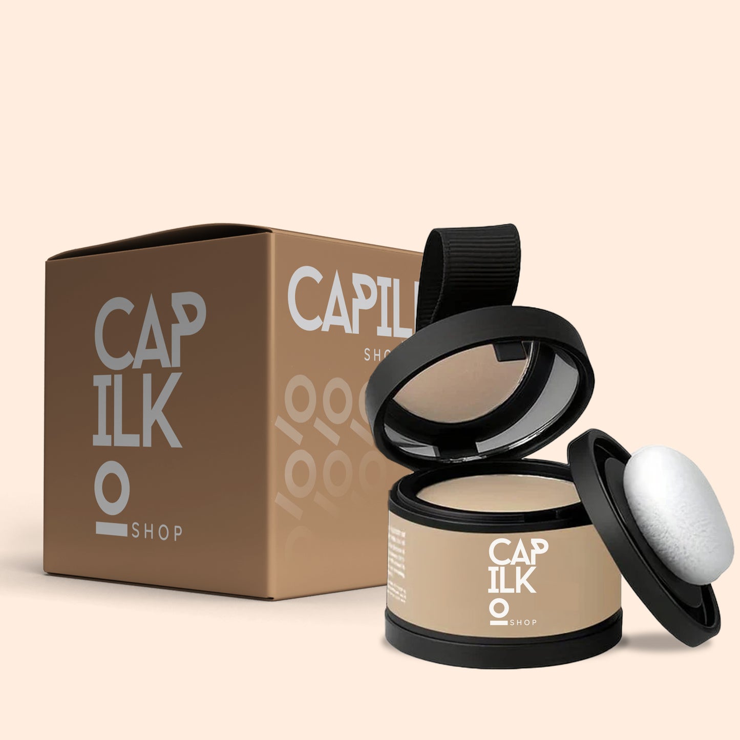 Poudre de camouflage capilaire